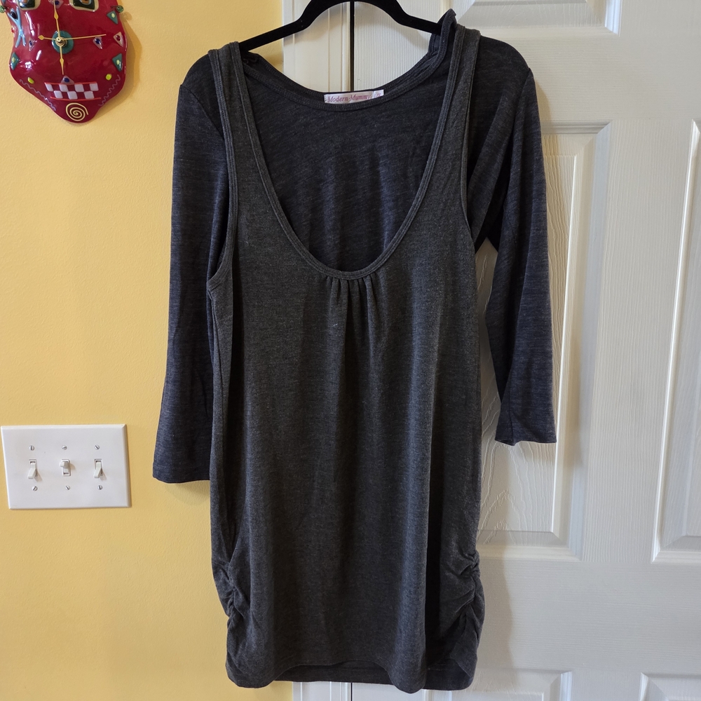 Gray Women's Top